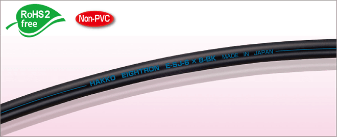 Flexible Fluorine (ETFE) Resin Tubing Black [Model Number: E-SJ-BK]