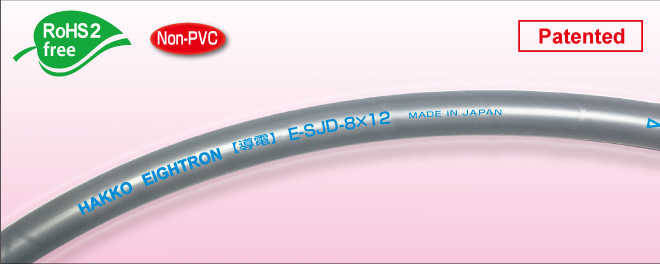 Flexible Fluorine (ETFE) Resin Tubing (Dissipative Type) [Model Number: E-SJD]