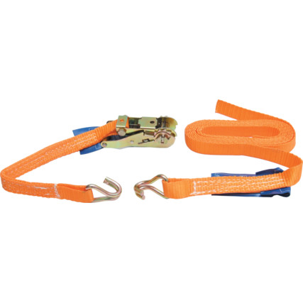 6.0M IND' LOAD STRAP DOUBLE HOOK 1000KG (2-PART) (Belt รัดของ)