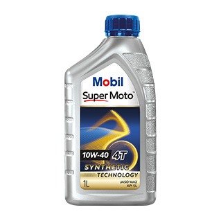 Mobil Super Moto™ 10W-40 - น้ำมันเครื่องมอเตอร์ไซค์ 4 จังหวะสมรรถนะสูงสุด